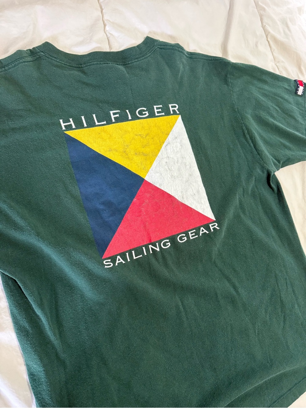 Tommy Hilfiger Dark Green Long Sleeve Sailing Graphic Tee